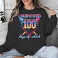 I Survived 100 Days Of School Baseball Boys Students Unisex Sweatshirt I Survived 100 Days Of School Baseball Boys Students Unisex Sweatshirt