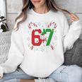 67 Baseball Christmas Candy Cane Snowflake Holiday Sports Unisex Sweatshirt 67 Baseball Christmas Candy Cane Snowflake Holiday Sports Unisex Sweatshirt