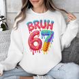 Bruh 67 Baseball Drip Number 67 Player 67th Birthday Unisex Sweatshirt