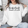 Double Play 6 4 3 2 Vintage Baseball Math Softball Player Premium Tri-Blend Unisex Sweatshirt Double Play 6 4 3 2 Vintage Baseball Math Softball Player Premium Tri-Blend Unisex Sweatshirt