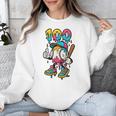 Ice Cream Drip Baseball Party 100 Days Of School Teacher Unisex Sweatshirt Ice Cream Drip Baseball Party 100 Days Of School Teacher Unisex Sweatshirt