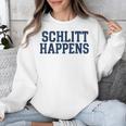 Schlitt Happens NY Bronx I Heart Baseball Apparel Unisex Sweatshirt