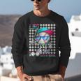 100 Days Of School Baseball Drip Ice Cream Boys Kids Unisex Sweatshirt