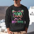 100 Days Of School Baseball Ice Cream Drip 100th Day Player Unisex Sweatshirt