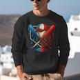 American Baseball Drip Graffiti Ball And Bat Unisex Sweatshirt