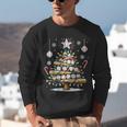 Baseball Christmas Tree Lights Unisex Sweatshirt