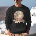 Baseball Drip Ice Cream Melting Illustration Unisex Sweatshirt Baseball Drip Ice Cream Melting Illustration Unisex Sweatshirt