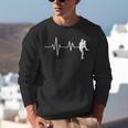 Baseball Heartbeat Pitcher Position Simple Line Art Unisex Sweatshirt Baseball Heartbeat Pitcher Position Simple Line Art Unisex Sweatshirt