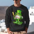 Baseball Player Ice Cream Drip Shamrocks St Patrick's Day Unisex Sweatshirt Baseball Player Ice Cream Drip Shamrocks St Patrick's Day Unisex Sweatshirt