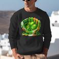 Baseball St Patricks Day Carnival Party Ice Cream Drip Boys Unisex Sweatshirt