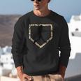 Camo Home Plate Camouflage Baseball Batter Youth Boys Unisex Sweatshirt