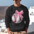 Cute Coquette Baseball Pink Bow Player & Fan Girls Unisex Sweatshirt
