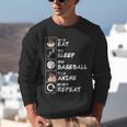 Eat Sleep Baseball Anime Repeat Japanese Otaku Unisex Sweatshirt Eat Sleep Baseball Anime Repeat Japanese Otaku Unisex Sweatshirt