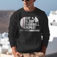Eat Sleep Baseball Repeat Baseball Player Men Boys Unisex Sweatshirt