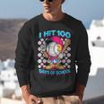 I Hit 100 Days Of School Baseball Ice Cream Drip Unisex Sweatshirt I Hit 100 Days Of School Baseball Ice Cream Drip Unisex Sweatshirt