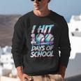 Kids 100 Days Of School 100th Day Baseball Ice Cream Drip Unisex Sweatshirt