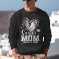 Senior Mom Class Of 2026 Baseball Graduation Heart Unisex Sweatshirt