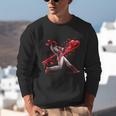 Valentine Baseball Player Drip Unisex Sweatshirt Valentine Baseball Player Drip Unisex Sweatshirt