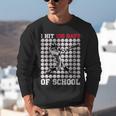 Women's I Hit 100 Days Of School Baseball 100th Day Boys Kids Unisex Sweatshirt