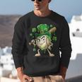 Women's St Patricks Day Baseball Leprechaun Shamrock Player Boys Kid Unisex Sweatshirt