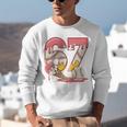 Baseball Drip Number 67 Player Ice Cream Or 67th Birthday Unisex Sweatshirt
