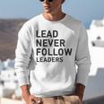 Baseball Lead Never Follow Leaders Team Captain Leadership Premium Tri-Blend Unisex Sweatshirt Baseball Lead Never Follow Leaders Team Captain Leadership Premium Tri-Blend Unisex Sweatshirt