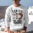 Baseball Senior Mom 2026 The Final Inning Unisex Sweatshirt