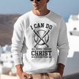 Christian Baseball Philippians 4 Unisex Sweatshirt Christian Baseball Philippians 4 Unisex Sweatshirt