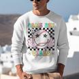 Game Day Vibes Softball Baseball Groovy Game Day Girls Women Unisex Sweatshirt Game Day Vibes Softball Baseball Groovy Game Day Girls Women Unisex Sweatshirt