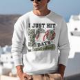 Kids I Just Hit 100 Days Boys 100 Days Of School Baseball Kids Unisex Sweatshirt Kids I Just Hit 100 Days Boys 100 Days Of School Baseball Kids Unisex Sweatshirt
