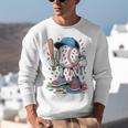 Melting Slime Sprinkle Baseball Mascot With Bat Unisex Sweatshirt Melting Slime Sprinkle Baseball Mascot With Bat Unisex Sweatshirt
