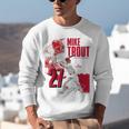 Mike Trout Los Angeles A MLB Baseball Players MLBMTR304N Unisex Sweatshirt