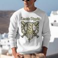 Old School Camo Baseball Drip Double Digits 10th Birthday Unisex Sweatshirt
