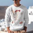Skeleton Batting Baseball Halloween Boys Men Kids Unisex Sweatshirt