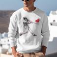 Valentines Baseball Batter Heart Player Silhouette Premium Tri-Blend Unisex Sweatshirt Valentines Baseball Batter Heart Player Silhouette Premium Tri-Blend Unisex Sweatshirt
