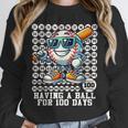 100 Days Of School Boys Baseball 100th Day Of School Kids Unisex Sweatshirt