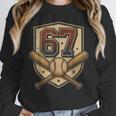 67 Baseball Meme Vintage Sports Crest Retro 67 Player Unisex Sweatshirt 67 Baseball Meme Vintage Sports Crest Retro 67 Player Unisex Sweatshirt