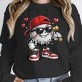 Baseball Drip Ice Cream Valentine’s Day Boys Kids Unisex Sweatshirt