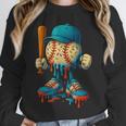 Baseball Lifestyle Youth Baseball Drip Icecream Unisex Sweatshirt Baseball Lifestyle Youth Baseball Drip Icecream Unisex Sweatshirt
