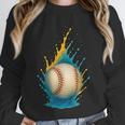 Baseball Splash Team Player For Kids Men Women Unisex Sweatshirt