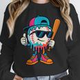 Cool Baseball Drip For Boys Ice Cream Drip Baseball Kids Unisex Sweatshirt Cool Baseball Drip For Boys Ice Cream Drip Baseball Kids Unisex Sweatshirt