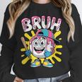 Drip Baseball Boy Youth Kid Ice Cream Dripping Baseball Bruh Unisex Sweatshirt Drip Baseball Boy Youth Kid Ice Cream Dripping Baseball Bruh Unisex Sweatshirt