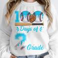 100 Days Of 2nd Grade Baseball 100th Day Of School Boys Kids Unisex Sweatshirt