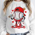 Baseball Drip Valentines Unisex Sweatshirt