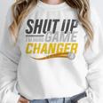 Baseball Fan Shut Up I'm Doing Game Changer Premium Tri-Blend Unisex Sweatshirt Baseball Fan Shut Up I'm Doing Game Changer Premium Tri-Blend Unisex Sweatshirt