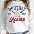 Brother Of Rookie 1st Birthday Baseball Boy Family Matching Unisex Sweatshirt Brother Of Rookie 1st Birthday Baseball Boy Family Matching Unisex Sweatshirt