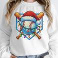Christmas Baseball Drip For Boys Kids Ice Cream Drip Unisex Sweatshirt