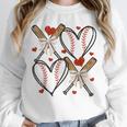 Coquette Bow XOXO Baseball Lover Heart Valentine Game Day Unisex Sweatshirt Coquette Bow XOXO Baseball Lover Heart Valentine Game Day Unisex Sweatshirt