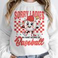Sorry Ladies My Heart Belongs To Baseball Valentines Boys Unisex Sweatshirt