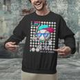 100 Days Of School Baseball Drip Ice Cream Boys Kids Unisex Sweatshirt
